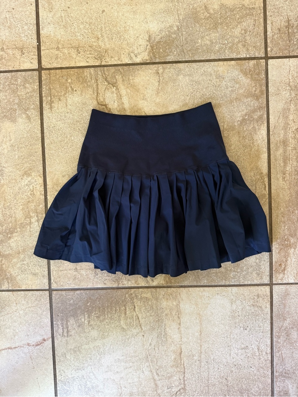Wilson Midtown Navy Pleated Mini Skirt - XS
